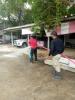 ฉีดล้างทำความสะอาดหลาดริมคลองหัวไทร